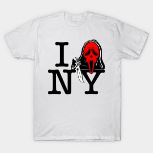 I Scream New York (Black Letters) T-Shirt